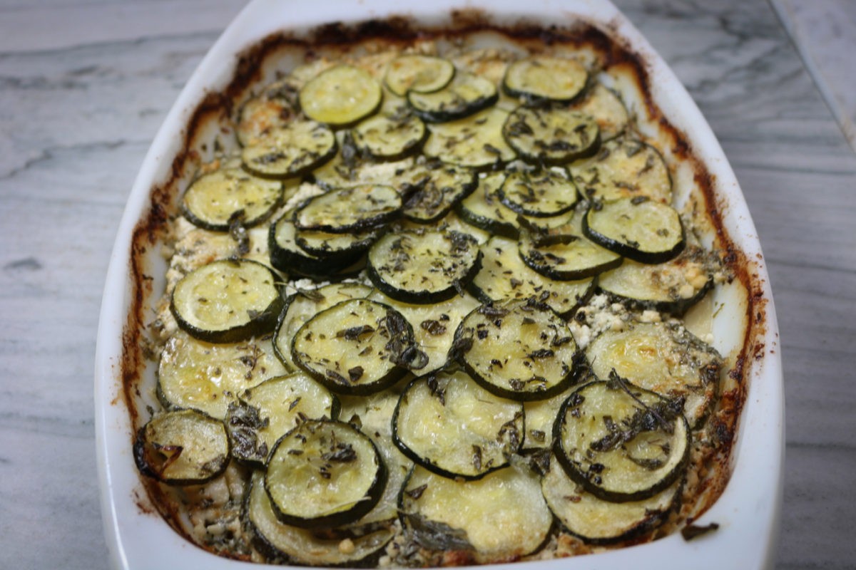 Boureki (Cheesy Potato Casserole with Zucchini and Fresh Herbs ...