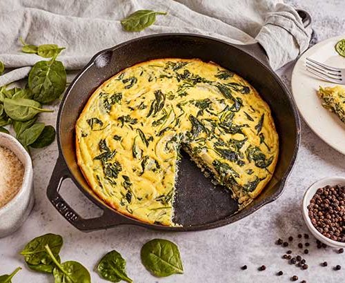 spinach frittata