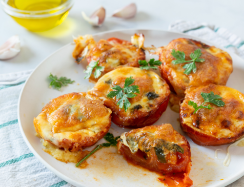 Baked Tomatoes With Cheese