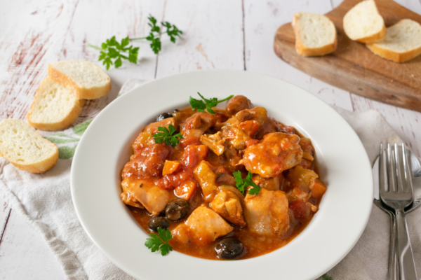 Easy Chicken Cacciatore - Mediterranean Living