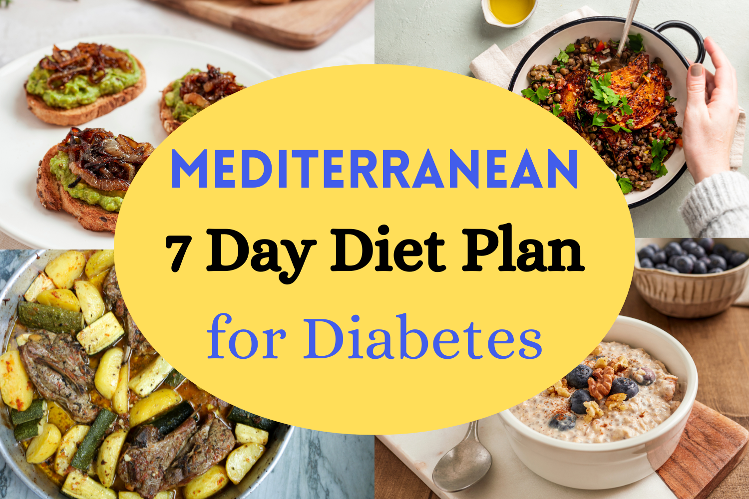 7 Day Mediterranean Diabetes Diet Plan Downloadable PDF 