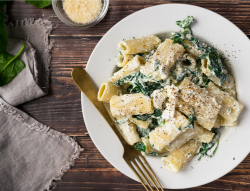 Rigatoni with Creamy Ricotta and Spinach (Rigatoni e Spinaci)