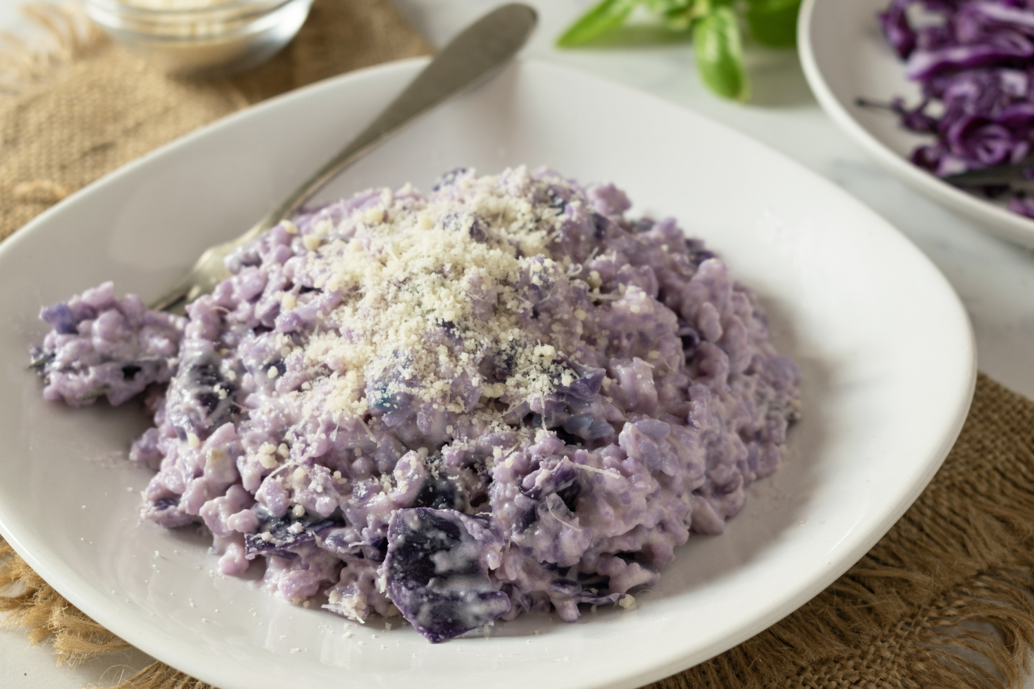 Parmesan Risotto with Red Cabbage Article